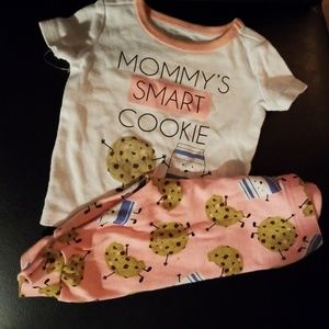 The Childrens Place Baby Girl pajama set 0-3